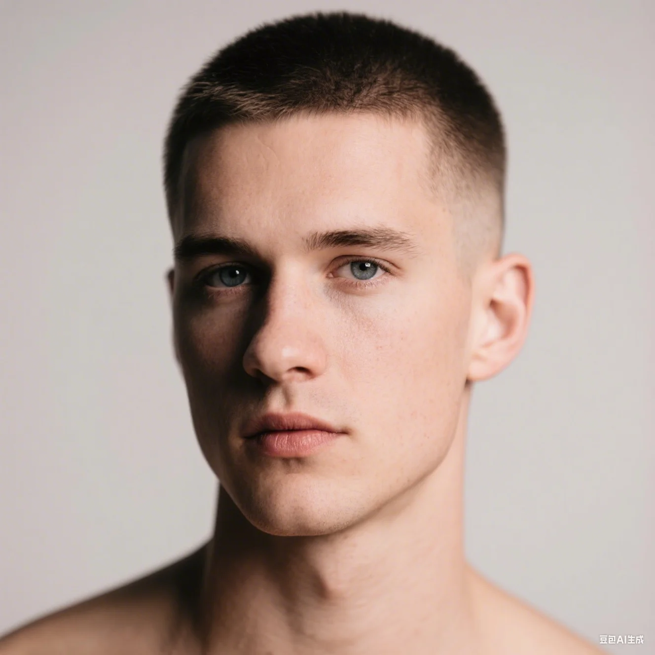 Buzz Cut for Square Faces
