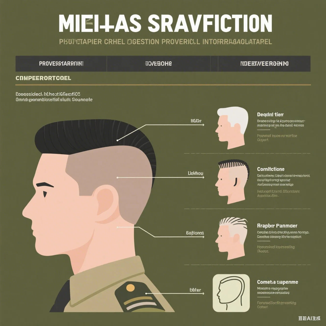 Military Haircut Regulations Chart - Official Standards by Branch
