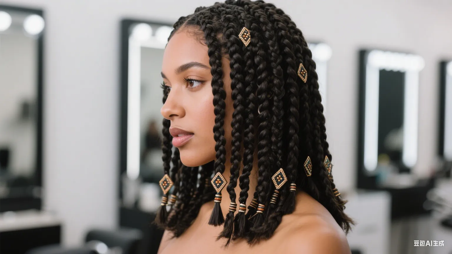Box Braids - Protective Loc Hairstyles for Women - popular haircuts and gents hair style